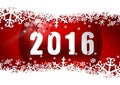 2016 new years illustration Royalty Free Stock Photo