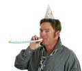 New Years Party Guy Royalty Free Stock Photo