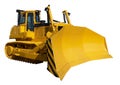 New yellow bulldozer Royalty Free Stock Photo