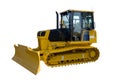 New yellow bulldozer Royalty Free Stock Photo