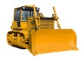 New yellow bulldozer Royalty Free Stock Photo