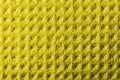 New yellow kitchen dishcloth background Royalty Free Stock Photo