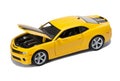 New yellow model sport car