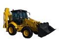 New yellow tractor Royalty Free Stock Photo