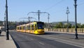 New Yellow tram in Budapest