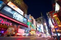 New York 42nd street at night