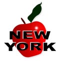 New York Apple Cartoon