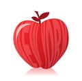 New york apple illustration Royalty Free Stock Photo