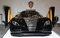 Koenigsegg Agera R model sport car on display during New York International Auto Show