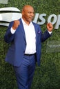 Former boxing champion Mike Tyson attends 2018 US Open opening ceremony at USTA Billie Jean King National Tennis Center in NY Royalty Free Stock Photo