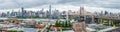 New York City Manhattan panorama,Queensborough Bridge, Roosevelt Island