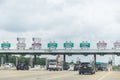 Vehicles enter the Lincoln Tunnel in New York City.