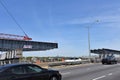 New york belt pkwy bridge construction progress Royalty Free Stock Photo