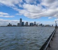 New York - Breath-taking view on Downtown New York City skyline and Hudson River