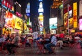 New York, Broadway. Time Square by night