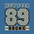 New York bronx, the best in the team, basketball printing, sports T-shirt