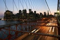 New York,Brooklyn bridge Royalty Free Stock Photo