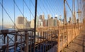 New York, Brooklyn bridge, United Statef of America Royalty Free Stock Photo