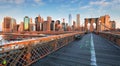 New York, Brooklyn bridge, United Statef of America Royalty Free Stock Photo