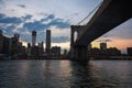 New York, Brooklyn Bridge, United States, from the