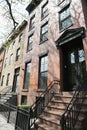 New York brownstones at Williamsburg neighborhood in Brooklyn, New York