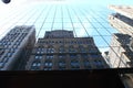 New york building reflection Royalty Free Stock Photo