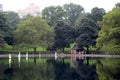 New York Central Park Lake Royalty Free Stock Photo