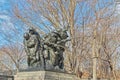 New York Central Park 107th Infantry Memorial sculpture Royalty Free Stock Photo
