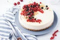 New York cheese cake with berries.