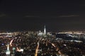 New York City aerial view Manhattan