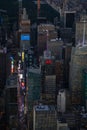 New York City Aerial View Royalty Free Stock Photo