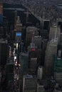 New York City Aerial View Royalty Free Stock Photo