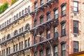 New York City Apartment Buildings Royalty Free Stock Photo