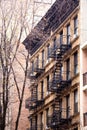 New York City Apartment Buildings Royalty Free Stock Photo