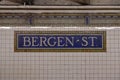 Bergen Street Subway Station - Brooklyn, New York