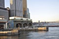 New York City,August 3rd:Staten Island Ferry Terminal from lower Manhattan in New York City Royalty Free Stock Photo