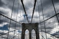 New York City Brooklyn Bridge Royalty Free Stock Photo