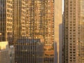 New York City Buildings reflections Royalty Free Stock Photo