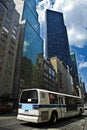 New York City bus Royalty Free Stock Photo