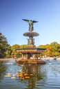 New York City Central Park Bethesda Terrace and Fountain Royalty Free Stock Photo