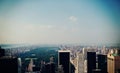 New York City Central Park during sunset Royalty Free Stock Photo