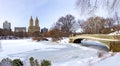 New York City - Central Park in Winter Royalty Free Stock Photo