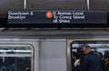 New York City Crowded Subway Train People Commuting to Work Busy City Lifestyle