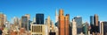 New York City Daytime Skyline Panoramic Royalty Free Stock Photo