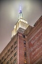 New York City - December 1, 2018: The Empire State Building is a city symbol Royalty Free Stock Photo