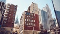 New York City diverse architecture, USA Royalty Free Stock Photo
