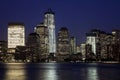 The New York City Downtown w the Freedom tower