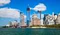 New York City Downtown w the Freedom tower Royalty Free Stock Photo