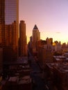 New York City At Dusk From The 22nd Floor