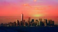 New York City Dusk Or Dawn